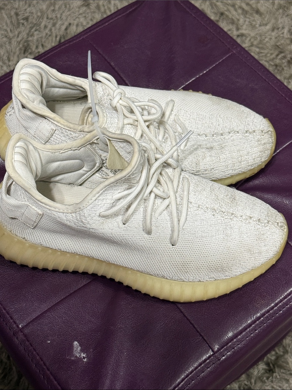 adidas yeezy boost 350 v2  Triple White Shoe Men 7.5